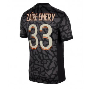 Paris Saint-Germain Warren Zaire-Emery #33 Rezervni Dres 2023-24 Kratak Rukavima